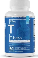 Authentic Essential Elements T-Hero Male Health Supplement Brand, FS | Pack of 5