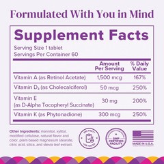 ADEK – 60 Fast-Dissolving Tablets (2-Month Supply)- Sugar-Free Bariatric Vitamin