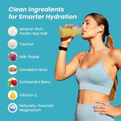 UpWellness LTV Liver Hydration Packets – Electrolytes 0.22 Ounce (Pack of 30)