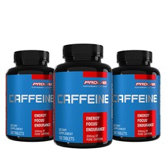 Prolab Caffeine Tablets 200mg – 300ct. | Energy Support, Helps Enhance Endurance