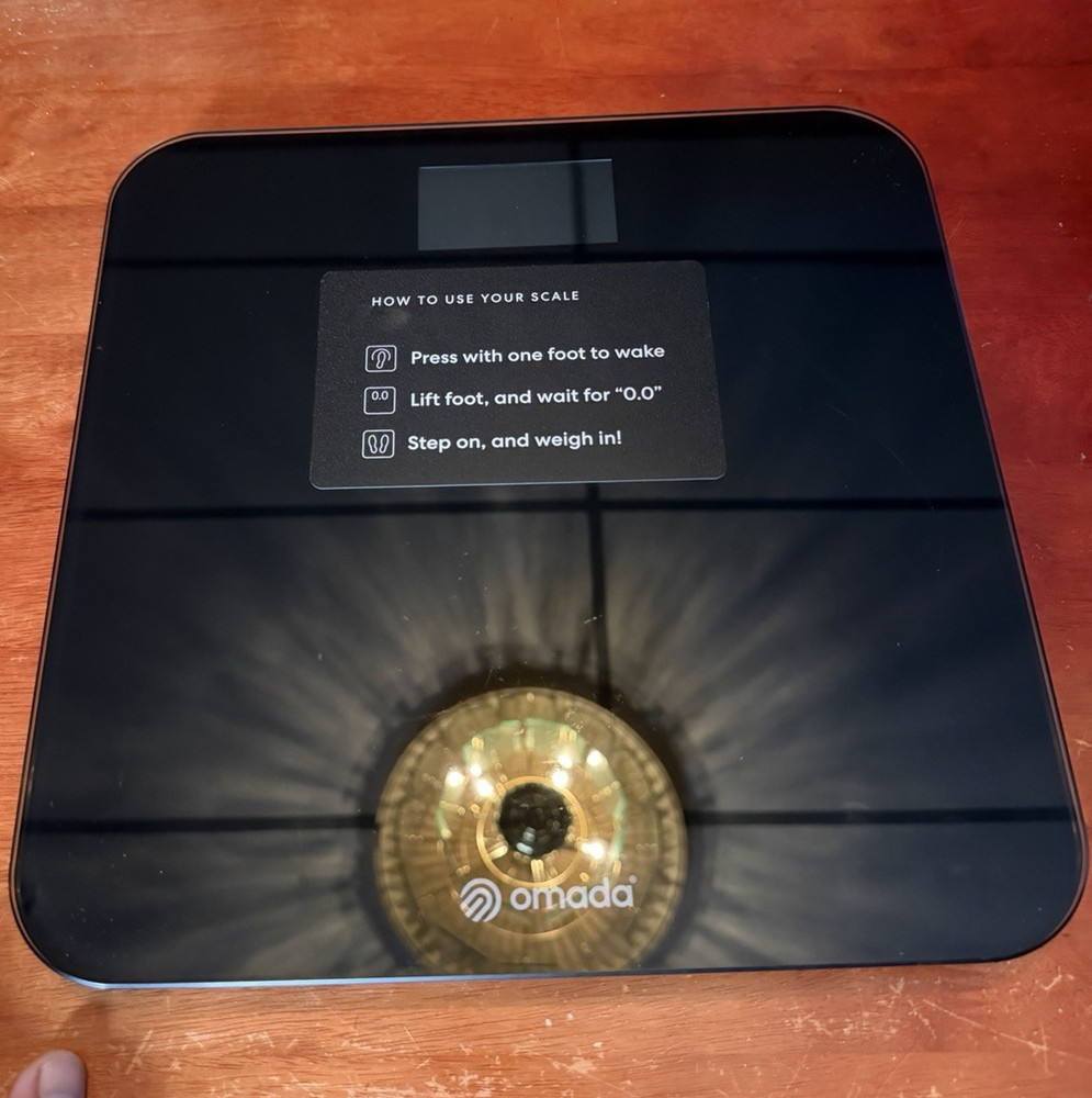 Omada LTE-M Scale 0023 Wireless Digital Bathroom Scale 441 lb Black