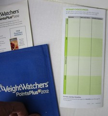 Weight Watchers PointsPlus Powerstart Kit guide, planner, tracker, books & bag