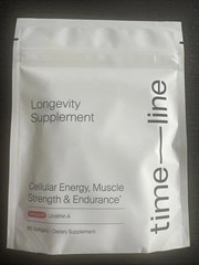 Time-Line Longevity Supplement Mitopure Urolithin A 60 Softgels Exp 11/2026 New!