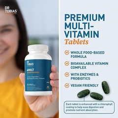 Dr. Tobias Adult Multivitamin for Women & Men, Energy & Immune Support, 90 CT