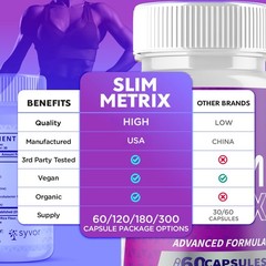 (1 Pack) Slim Metrix Advanced Formula Energy & Fitness SlimMetrix 60 Capsules