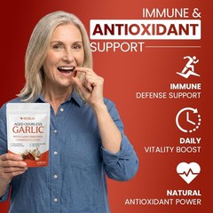Resilia Garlic Extract 600mg Softgels (60 Count) – Odorless Aged Garlic Extra…