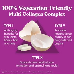 Eu Natural Move Glow Collagen Pills For Women Men – Vegetarian Multi-Collagen