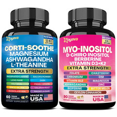 Zoyava Cortisol Myo-Inositol Soothe Smooth Wellness Combo