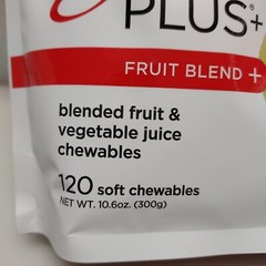 JUICE PLUS+ FRUIT BLEND+ 120 SOFT CHEW GUMMIES 2 MONTH SUPPLY NEW SEALED 04/2025