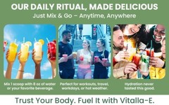 VITALLA-E Electrolyte Powder Drink Mix – 10.16 oz – Pina Colada, 90 Servings