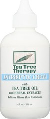 Tea Tree Therapy Cream Antiseptic, 4 oz 4 Fl Oz (Pack of 1), No Color