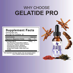 (2 Pack) Gelatide Weight Management Drops, Gelatide Daily Health Support (4oz)