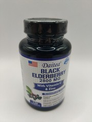 Black Elderberry Immune System Booster Vitamin C Rose Hips Zinc 120 Capsules
