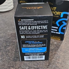 Nutra Harmony Joint Support 2800mg Glucosamine Chondroitin MSM 120 Caps
