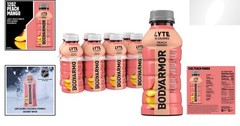 Refresh With LYTE Peach Mango Electrolyte Drinks – 15 Calories, 8 Bottles, 12 Oz