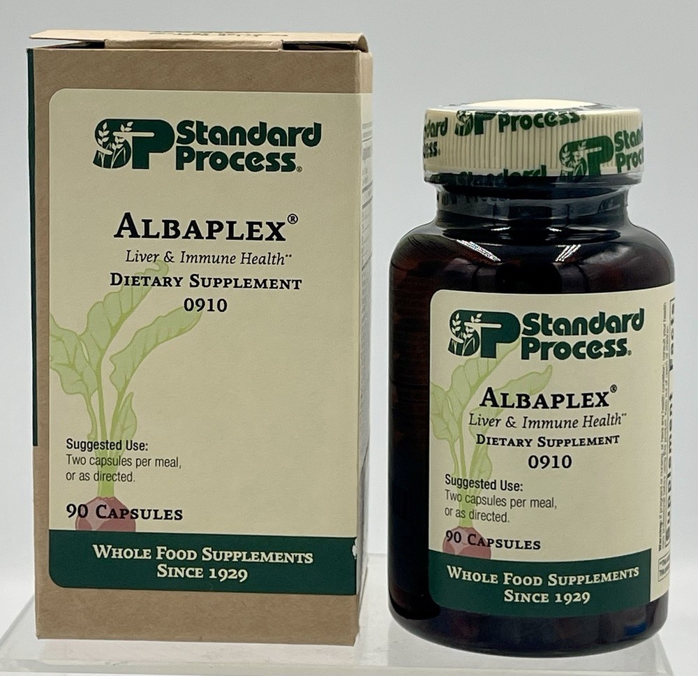 Standard Process Albaplex Dietary Supplement 90 Capsules Exp 8/26