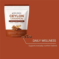 Ceylon Cinnamon Softgels Equivalent 7200mg MCT Oil 30ct Supplement