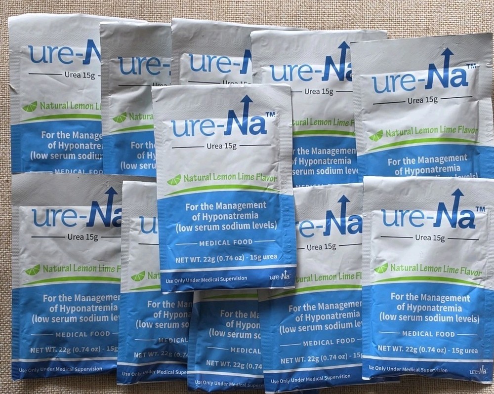 ure-Na Urea 15g Powder Medical Food, Natural Lemon Lime Flavor, 11 Sachets