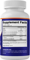 3 Pack – Vitamatic Norwegian Cod Liver Oil 1250mg 360 Softgels (Lemon Flavor)