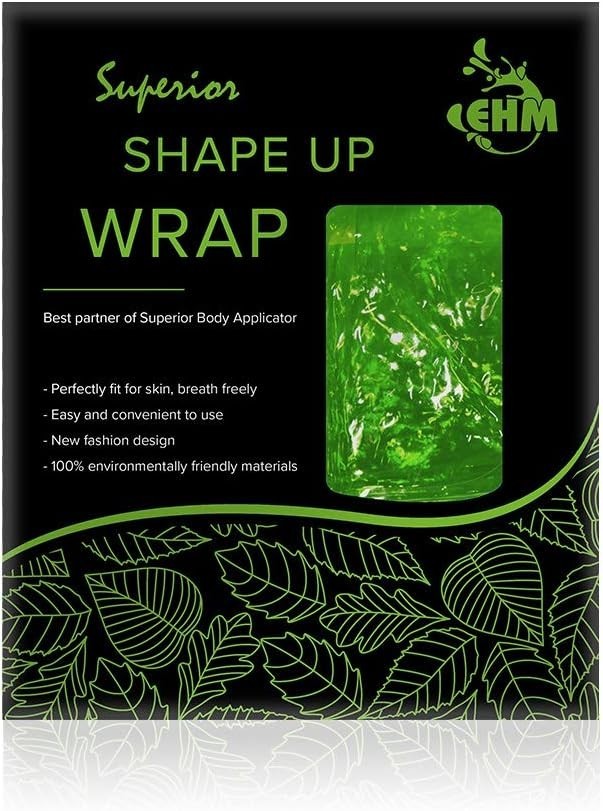 Premium Reusable Shape Up Wrap EHM Body Wraps Works to Tone Tighten Firm NEW!