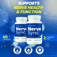 Nerve Sync Capsules, NerveSync Support Formula for Nerve Health 60ct