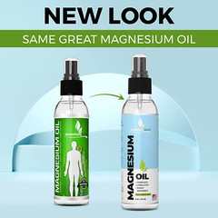 Magnesium Oil Spray – Large 8oz Size – Extra Strength – 100% Pure for Less St…