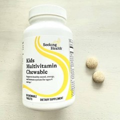 Seeking Heath Kid’s Multivitamin Chewable Supports healthy mood, energy immunity