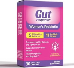 Gut Response™ Women Probiotic 30 One Daily Capsules Slows Down Digestive Aging