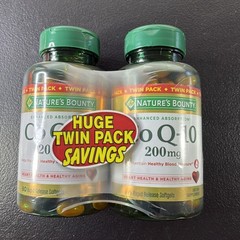 Nature’s Bounty CoQ10 200 Mg 80 Ct Twin Pack (160) Exp 4/2028