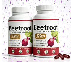 “””Lemeli Beetroot – 1300 mg, Lemeli Beetroot Dietary Vitamin Supplement, 2-Pack