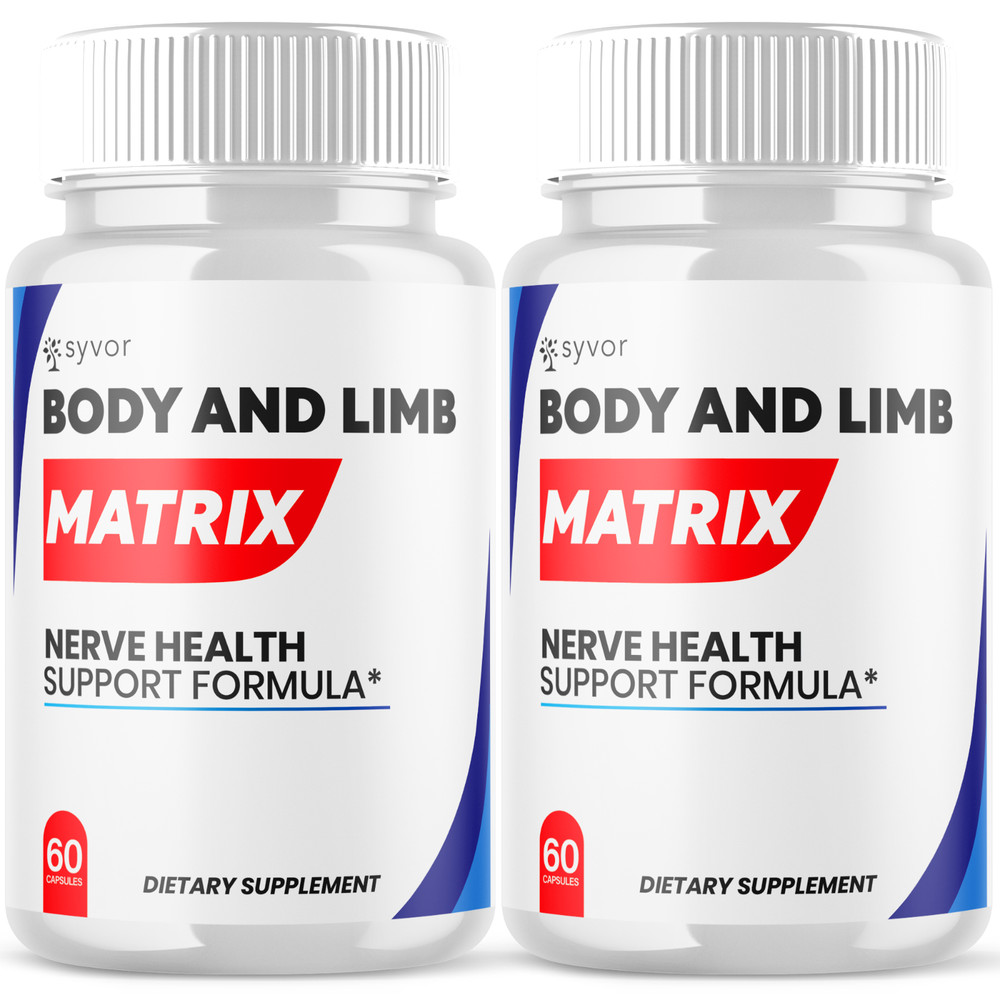(2 Pack) Body and Limb Matrix Nootropic Nerve Support Supplement 120 Capsules