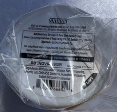 Grinds Zero.0 Sugar-Free Energy Pouches Piña Colada Flavor, 18 Count.