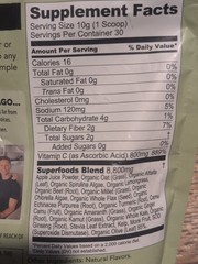 Clean Simple Eats Greens Organic Mix Superfood add To Protein Smoothie Exp05/26
