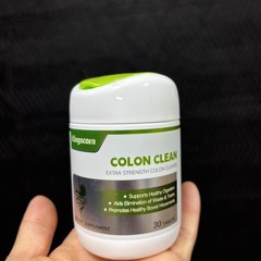Kingscom Colon Clean Extra Strength Herbal Supplement 30 Tablets Licorice Lilac