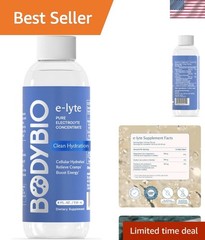 Sugar-Free e-Lyte Electrolyte Concentrate: Enhance Hydration & Energy – 4 FL OZ