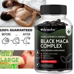 Black Maca Complex Boosts Energy Endurance Reproductive Health Balances Mood