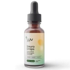 LUV Neuro Drops w/ Organic Lion’s Mane & Mushroom Support Nerve & Immune System