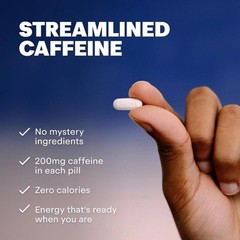 Nodoz Maximum Strength Caffeine Pills 200mg, 60 Caplets