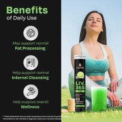 Auric Liv 365 Green Effervescent Tablet | Supports overall wellbeing