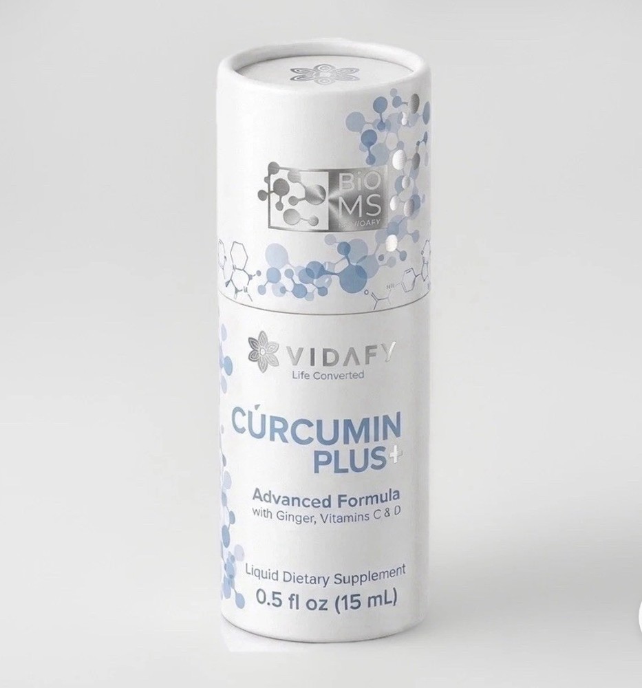 Vidafy Curcumin Plus+ BioMS Advanced Formula with Ginger & Vitamin C – 15ml NEW