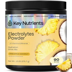 Multivitamin Electrolytes Powder No Sugar – Tropical Pineapple Coconut Electr…