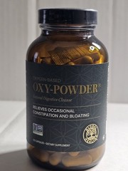 Oxygen Based Oxy-Powder Capsules for Digestive Cleanse and Constipation Relief
