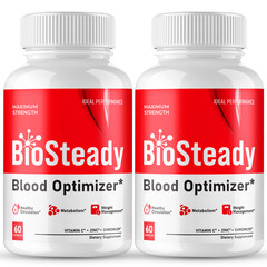 Biosteady Blood Optimizer Capsules, Official Bio Steady Optimizer Pills (2 Pack)