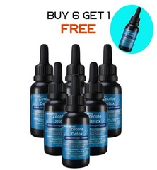 Zeolite Liquid Buy 6 Bottles + Get 1 FREE, HEAVY METAL Detox Support CLEANSE
