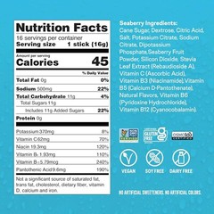 Delicious Seaberry Electrolyte Drink Mix – 3x Hydration, 16 Convenient Servings