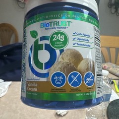 BioTRUST Low Carb Pasture-Raised 4-Protein Blend (5.3oz) Vanilla Cream Exp. 7/26