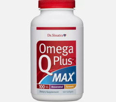 Dr. Sinatra Omega Q Plus MAX – Heart Health 100mg of CoQ10 180ct 2 PACKS