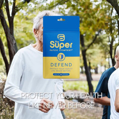 Super Patch DEFEND Immune Support Patch Drug-Free Daily Wellness 7 Patches