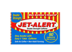 4 PACK Jet-Alert Double Strength Caffeine 200 Mg Caplets, 90 Ct