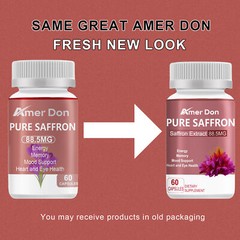 Herbal Supplements Full Spectrum Saffron Whole Ground Stigmas 88.5 mg – 60 Days
